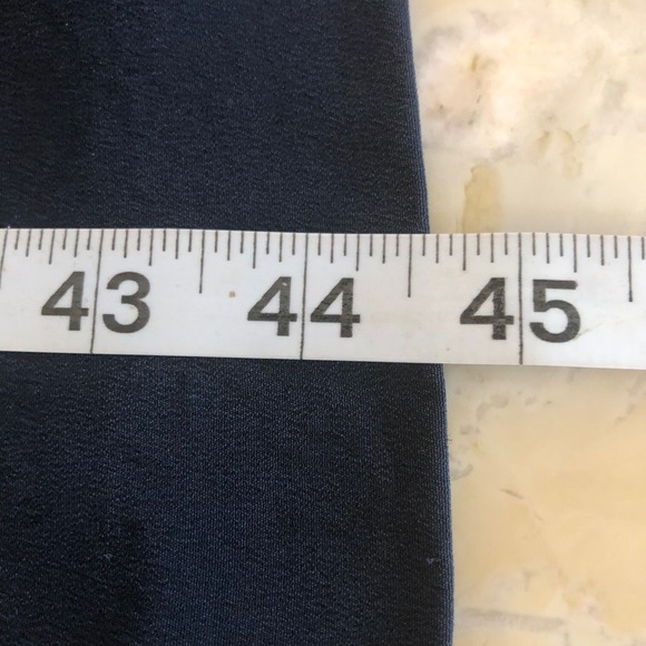 Cynthia Howie Womens Silk Dress Navy‎ Minimalist Party Office Church 18W 2X - Picture 7 of 7